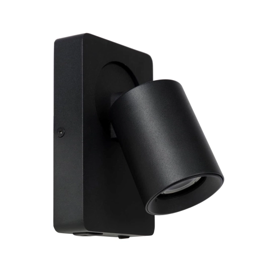 Kinkiet NIGEL LED GU10 1x5W 3000K With USB charging point czarny 09929/06/30 Lucide - zdjęcie dodatkowe 1